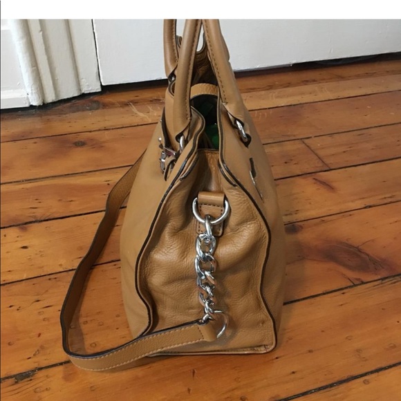 Michael Kors Large Brown Leather Satchel - Picture 4 of 8